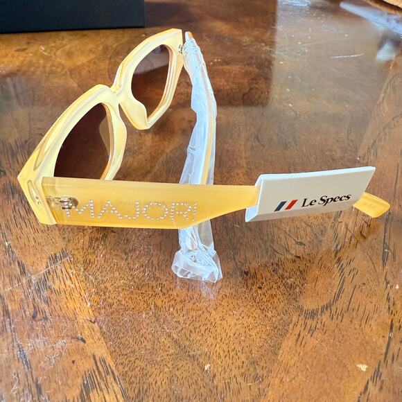 Le Specs Unisex Major Exclusive Yellow Limoncello Sunglasses main image 4